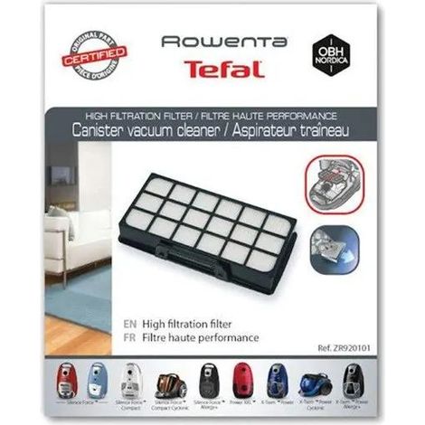 Rowenta ZR920101 Filtro Hepa Negro para Aspiradora