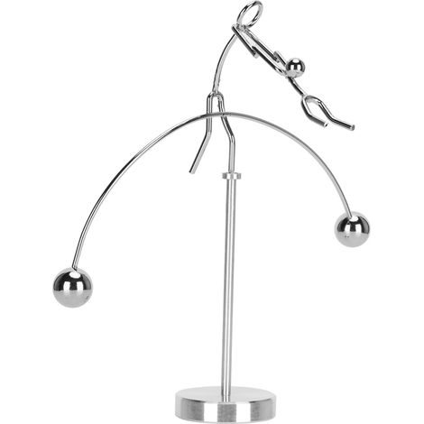 Pendule d'équilibre en métal pour 2 personnes, jouet anti-stress innovant, cadeau de bureau (1/5)