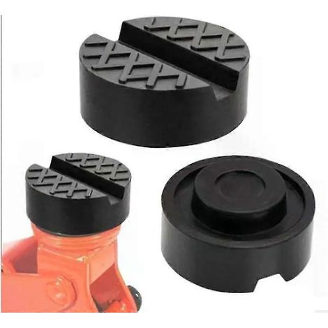 Universal Types Wagenheberständer Gummiauflage Schwarz Gummi geschlitzte Bodenwagenheberauflage Rahmenschienenadapter Gummiauflage Polsterhalterung-JXLGV (1/5)
