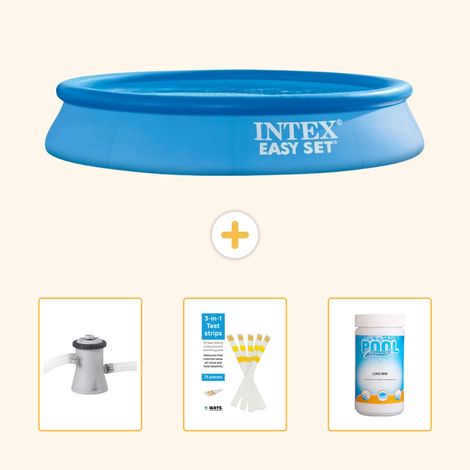 Intex Piscine Easy Set Ronde - 305x61 cm - 4-pièces SCB73 (1/5)