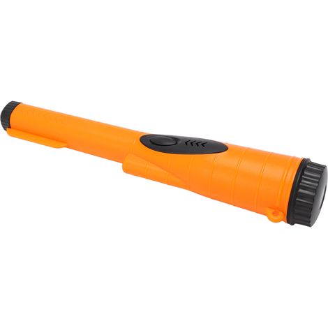 Détecteur de métaux portable détection 360° grande sensibilité imperméable repérateur de métaux orange (1/5)