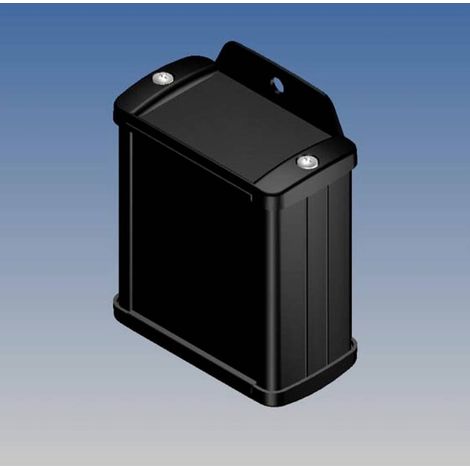 Alloggiamento in alluminio - colore nero - 70 x 59,9 x 30,9 mm - con flangia