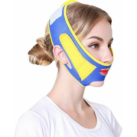 Anti-ronflement efficace - Masque anti-apnée du sommeil, mentonnière anti-ronflement, mentonnière avec solution anti-ronflement, arrêtez le ronflement pour hommes femmes, dispositifs anti-ronflement - (1/5)