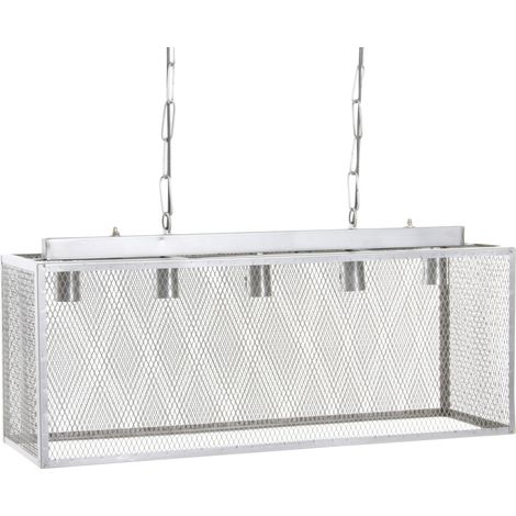 Metalldecke 79x26x120 graues Metallmaterial mehrfarbige Farbfamilien Deckenleuchten und Wände Details (1/5)