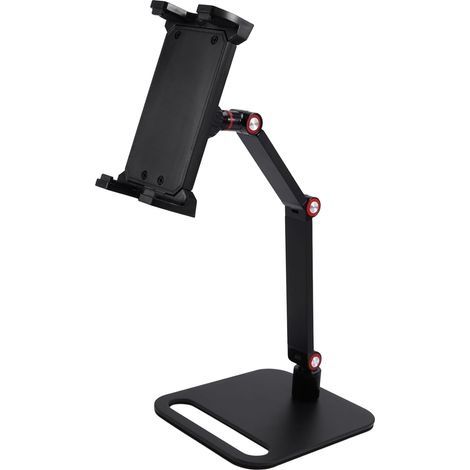 Réglable Support de Moniteur Portable avec Rotation à 360°, Support de Tablette Compatible avec la Pince de Bureau. (1/4)