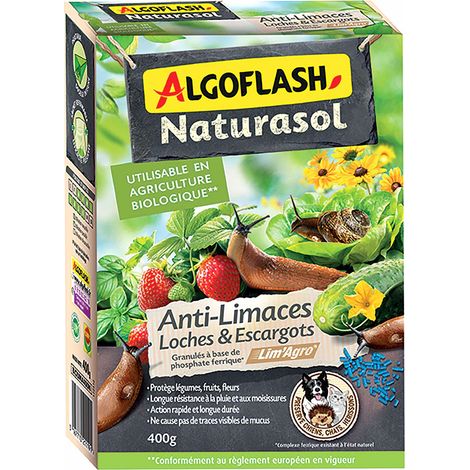 Anti-limacos, Huecos y Caracoles - ALGOFLASH 400 g
