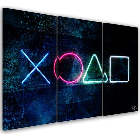 Quadro su tela 3 paneli, Console di gioco - 150x100 (1/5)