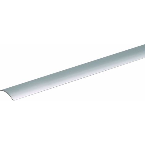 Alberts 490096 Coprisoglia, autoadesivo, alluminio, anodizzato argento, 900 x 30 mm