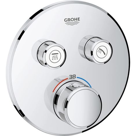 Grohe Grohtherm SmartControl - Thermostat-Duscharmatur - Unterputz mit 2 Absperrventilen, verchromt 29119000 (1/3)