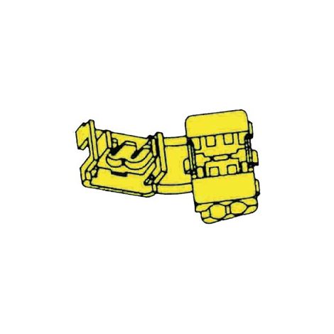 Conector instantáneo amarillo