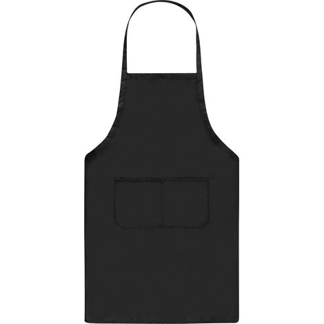 Tablier De Cuisine - Polyester Résistant À L Eau Et À L Huile - Avec 2 Poches - Réglable En Longueur Et En Cou - Taille L 72,5 X 58 Cm - 1 Pièce (1/3)