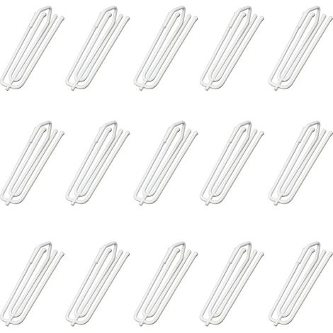 6,6 cm Metall-Stoffhaken für Gardinen, vierzinkiger Haken, Vier-Klauen-Haken, Gardinenzubehör (20 Stück) (1/5)