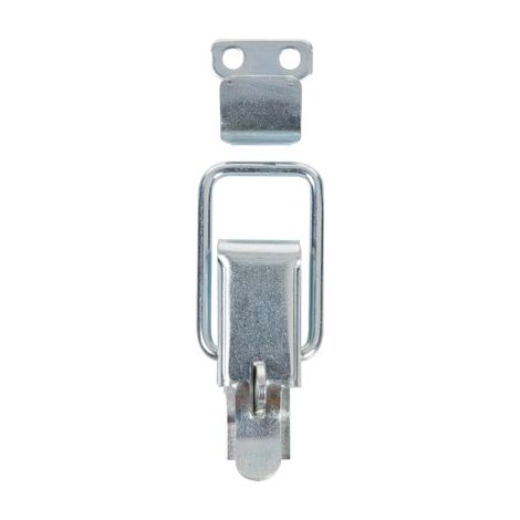 Monin – Fermeture à levier avec porte cadenas – Loquet en acier inoxydable – Pour portes et fenêtres – Résistante aux intempéries