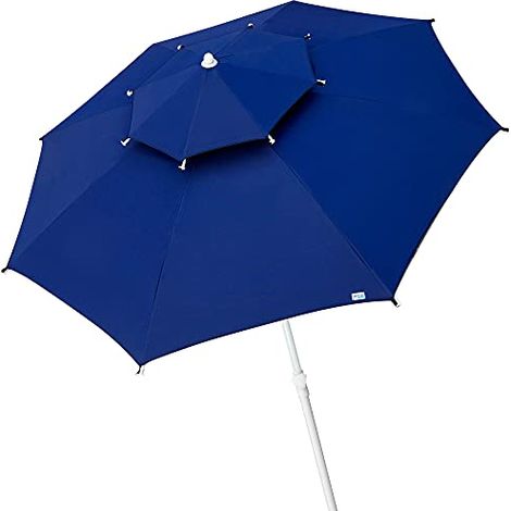 Ombrellone Ottagonale Aktive blu marino 280 cm di diametro
