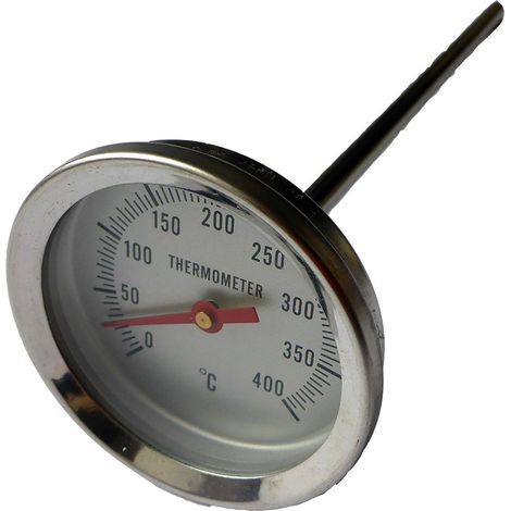 Thermomètre à tige 300 mm - 0 / 400°C