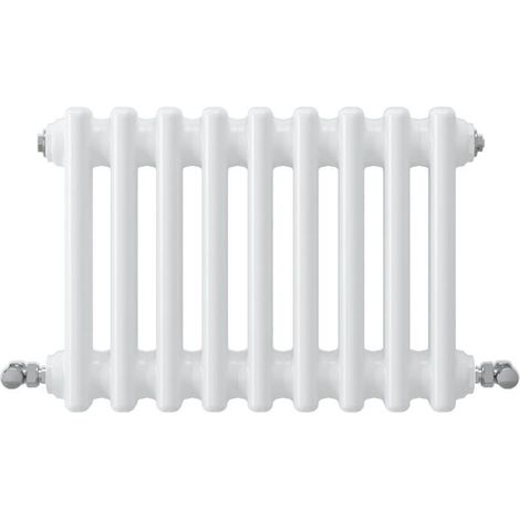 Acezanble Horizontal Traditional Cast Iron Style Radiator 300x425mm 2 Column White (1/4)