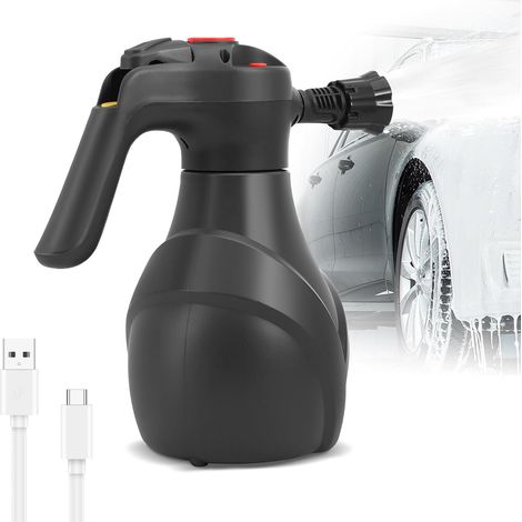 Pulvérisateur à mousse électrique 2 L, 60 PSI, 3 modes, batterie 2500 mAh, nettoyage de voiture et de jardin (1/5)