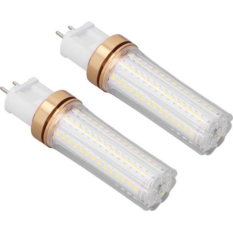 20W G12 LED Corn Cob Bulb, 2-Pack, 2000LM, 360-Degree Beam Angle, SMD Chip for Ceiling and Floor Lights, Home Lighting (1/5)