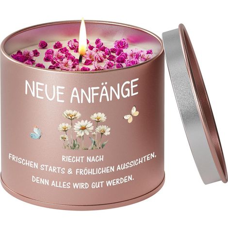 Duftkerze Lavendel Sojawachs 9oz, Abschiedsgeschenk Kollegin, Neuanfang Geschenk
