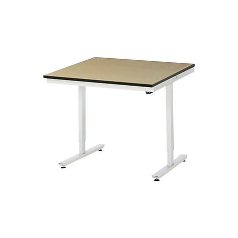 Mesa de trabajo  altura regulable eléctricamente  tablero MDF 