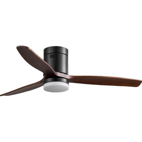 Ventilador de techo LED Nine Eco CCT Dim (20W)  Nogal (1/3)