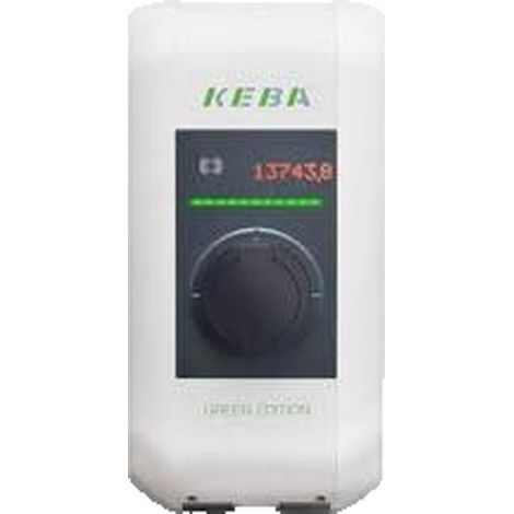 Borne de recharge Keba 128779, prise Type 2, 22 kW, RFID