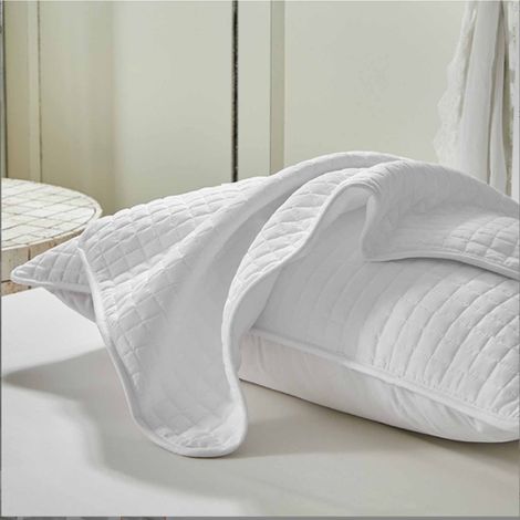 Housse De Protection Pour Oreiller - 74x48 cm - En Polyester Respirant Antitaches - Pour Chambre À Coucher - 1 Pièce (1/5)