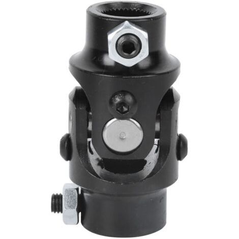Giunto cardanico per albero sterzo 3/4-36 scanalature x 3/4in DD per livellatori e smerigliatrici, compatibile con Mustang (nero)