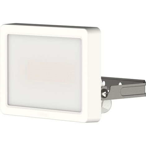 Theben 1020672 LED-Strahler theLeda B20 Dual WH - 20 Watt, 3000 K (warmweiß) und 4000 K (neutralweiß) umschaltbar, DarkSky-Funktion, Diffuser-Abdeckung, 90° Neigung nach oben/unten, weiß
