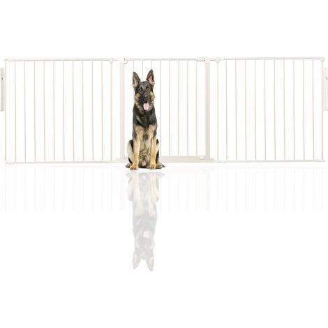 Bettacare Premium Multi Panel Flexible Pet Barrier, up to 226cm Wide, White, 70cm High