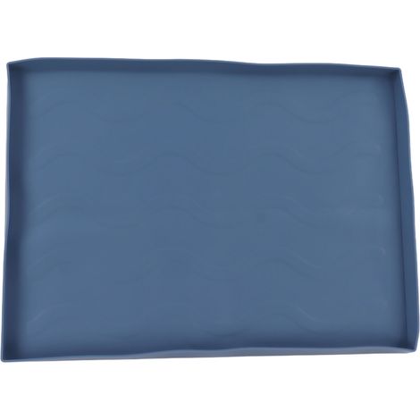 Griddle Silicone Protective Mat Cover Heavy Duty Grade Silicone Grill Mat for BBQ Grill Cooking Surface Small Blue (1/5)