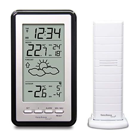 Technoline WS 9130-IT station météo argent noir (1/5)