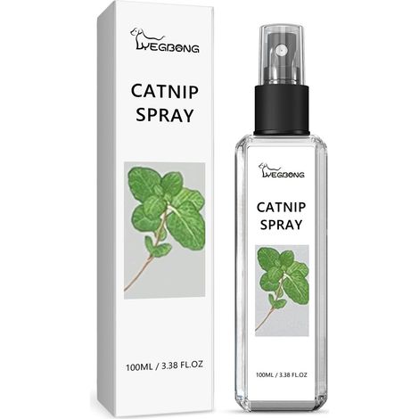 Le spray à l'herbe à chat soulage l'anxiété des chats, améliore leur vitalité et favorise leur bien-être. -- Spray à l'herbe à chat 100 ml