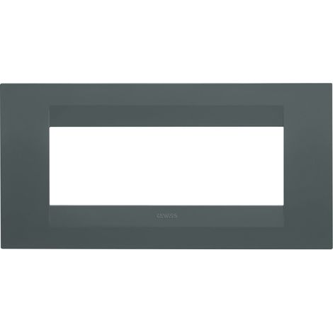 PLAQUE GEO RECTANGULAIRE 6P SARCELLE GEWISS GW16406VZ