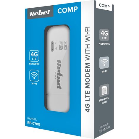 Módem WiFi USB LTE 4G para tarjeta SIM de router Rebel (1/5)