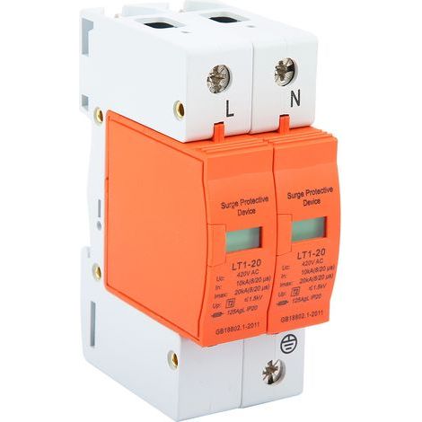 Surge protector, low-voltage lightning arrester for home protection (1/5)