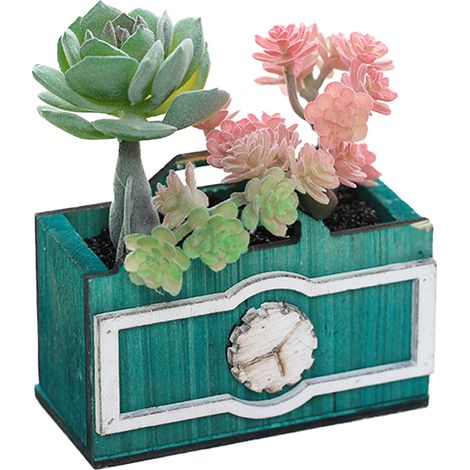 Plante Artificielle Succulente - Bonsaï Décoratif En Plastique - Pour Intérieur Et Extérieur - Lot De 1 (1/5)