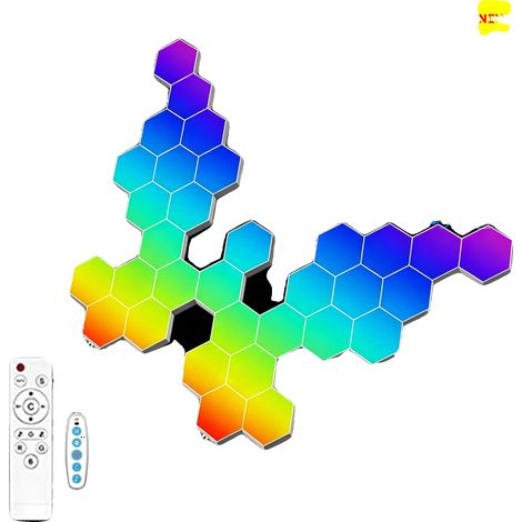 Luz nocturna, cambio de color RGB, sincronización con la música, 32 unidades. (1/2)
