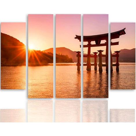 Tableau le japon paysage 6 - 150 x 100 cm (1/5)