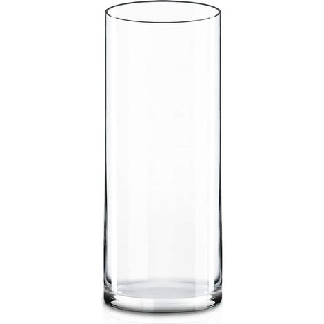 Zylindrische Glasvase, 40 cm hoch (1/5)