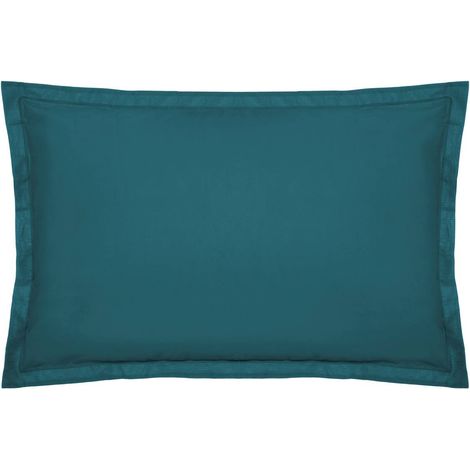 Fodera per cuscino carina in cotone blu anatra 50x70cm - Atmosphera créateur d'intérieur