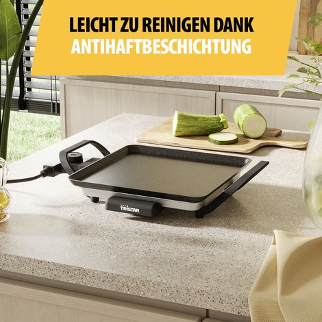 Tristar Slim S BP-2666 Elektro Grillplatte stufenloser Temperaturregler Schwarz (1/5)