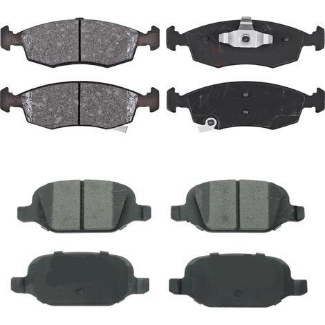 KIT PASTIGLIE FRENO ANTERIORI E POSTERIORI compatibile con FIAT STILO (192) / PASTIGLIE FRENANTI AUTO OEM FDB1468 FDB1466,FDB1469 / SOSTITUZIONE DIRETTA / BASSA POLVERE / SILENZIOSO