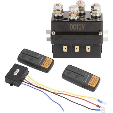 Kit de Télécommande de Treuil sans Fil 12V, Contrôleur de Treuil électrique ATV UTV. (1/5)