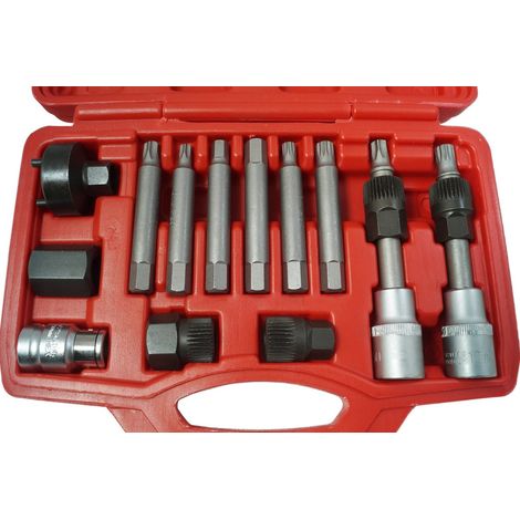 Kit Di Chiavi Per Smontaggio Puleggia E Alternatore Motore Auto 13 Pezzi (1/2)
