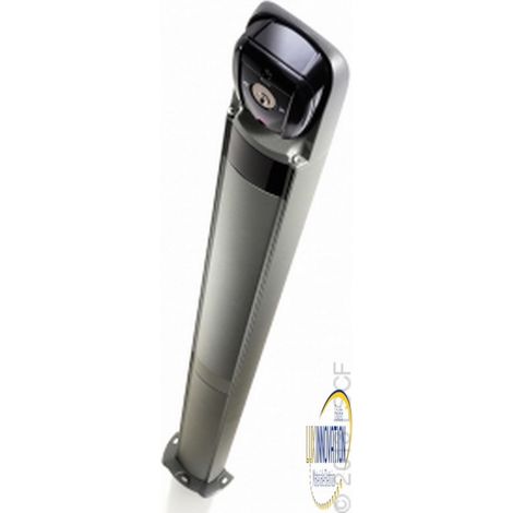 TAU  Colonnina in alluminio verniciato per fotocellule a 2 fori h 98 cm