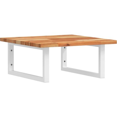 Maison Exclusive - Waschbeckenregal Wandmontage Stahl und Akazien
