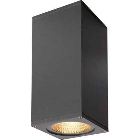 Applique extérieure BIG THEO FLOOD UP/DOWN gris LED 42W 3000K IP44 - SLV - 234505