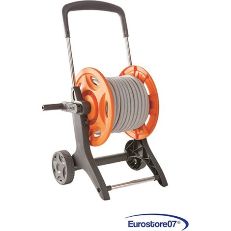 AVVOLGITUBO CARRELLATO "EUROTANK PLUS" IN KIT MT.20    cm.50x36x80h. + accessori