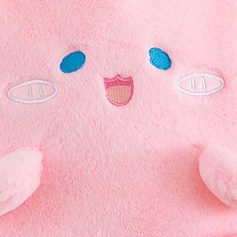 Peluche neuve, coussin de sieste mignon pour étudiante, cadeau de bureau pour fille, rose (1/5)